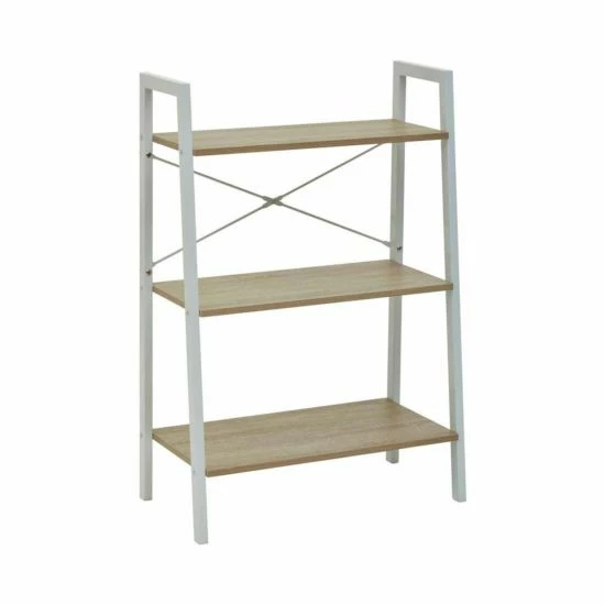 Interiors By PH 3 Tier Ladder Shelving Unit With Metal Frame 8 Interiors By PH 3 Tier Ladder Shelving Unit With Metal Frame - Image 6