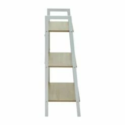 Interiors By PH 3 Tier Ladder Shelving Unit With Metal Frame 19 Interiors By PH 3 Tier Ladder Shelving Unit With Metal Frame -office furniture shop 1062126204 2