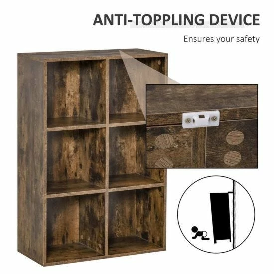 Gloweth Cabinet Bookcase Storage Shelves 6 Gloweth Cabinet Bookcase Storage Shelves - Image 4