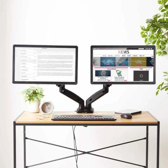 VonHaus Dual Arm Gas Monitor Mount With Clamp 3 VonHaus Dual Arm Gas Monitor Mount With Clamp