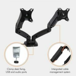 VonHaus Dual Arm Gas Monitor Mount With Clamp 17 VonHaus Dual Arm Gas Monitor Mount With Clamp -office furniture shop 1062126288 7