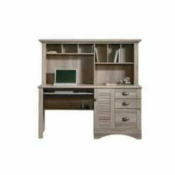 Teknik Office Louvre Desk With Overshelving -office furniture shop 1062201107
