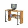 Alphason Rhodes Walnut And Grey Office Desk -office furniture shop 1062201113 1