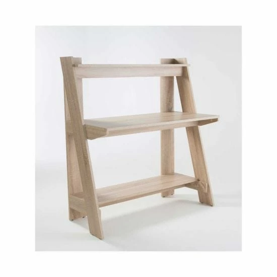 Alphason Arizona Light Oak Trestle Office Desk 8 Alphason Arizona Light Oak Trestle Office Desk - Image 6