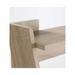 Alphason Arizona Light Oak Trestle Office Desk