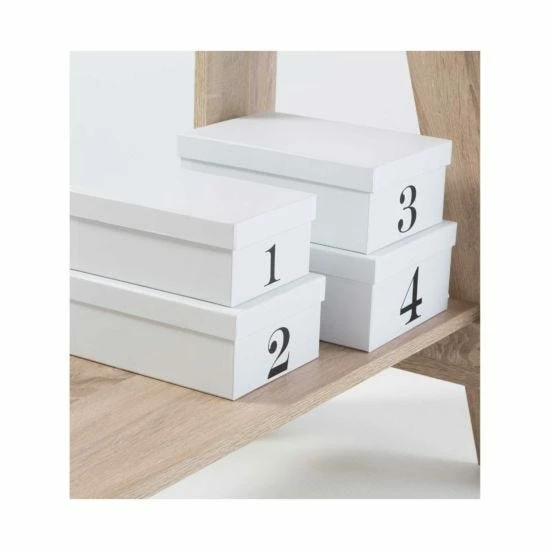 Alphason Arizona Light Oak Trestle Office Desk 6 Alphason Arizona Light Oak Trestle Office Desk - Image 4