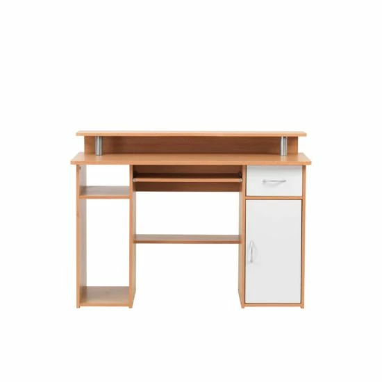 Alphason Albany Beech Effect Office Desk 5 Alphason Albany Beech Effect Office Desk - Image 3