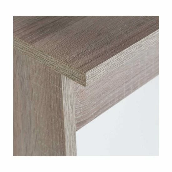 Alphason Albion Light Oak Effect Office Desk With Hutch Shelving 5 Alphason Albion Light Oak Effect Office Desk With Hutch Shelving - Image 3