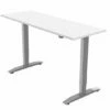 Yo-Yo Pro 1 Height Adjustable Desk Silver Frame 100 X 60cm 1 Yo-Yo Pro 1 Height Adjustable Desk Silver Frame 100 X 60cm -office furniture shop 1062250008 1
