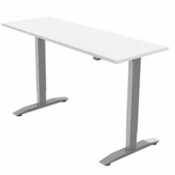 office furniture shop 38 Yo-Yo Pro 1 Height Adjustable Desk Silver Frame 120 X 70cm