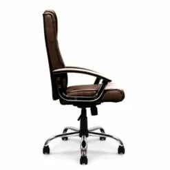 High Back Leather Faced Executive Chair With Chrome Base 16 High Back Leather Faced Executive Chair With Chrome Base -office furniture shop 1075028027 4