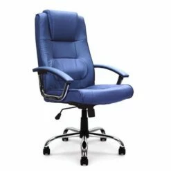 High Back Leather Faced Executive Chair With Chrome Base 18 High Back Leather Faced Executive Chair With Chrome Base -office furniture shop 1075028028 1