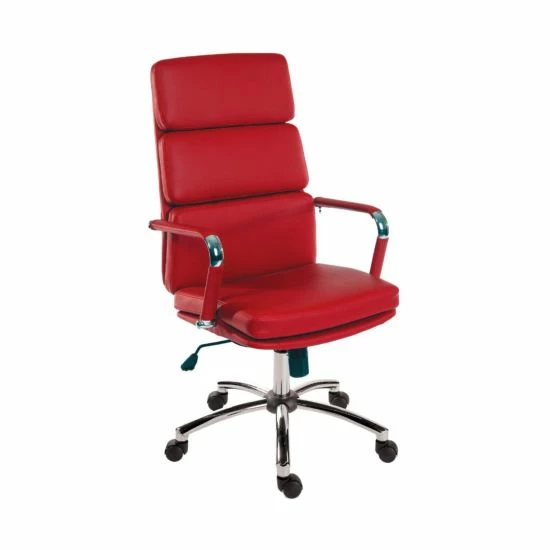 Teknik Office Deco Executive Retro Style Chair Red 3 Teknik Office Deco Executive Retro Style Chair Red