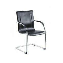 Teknik Office Guest Contemporary Visitor Chair Black Set Of 5