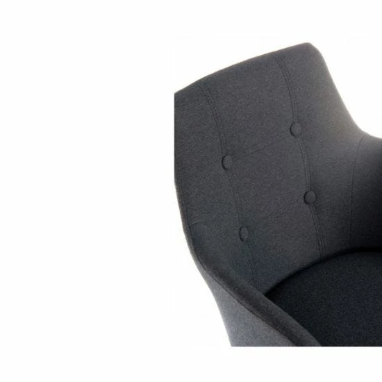 Teknik Office Four Legged Soft Padded Office Chair With Oak Effect Legs Pack Of 2 6 Teknik Office Four Legged Soft Padded Office Chair With Oak Effect Legs Pack Of 2 - Image 4