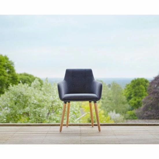 Teknik Office Four Legged Soft Padded Office Chair With Oak Effect Legs Pack Of 2 5 Teknik Office Four Legged Soft Padded Office Chair With Oak Effect Legs Pack Of 2 - Image 3