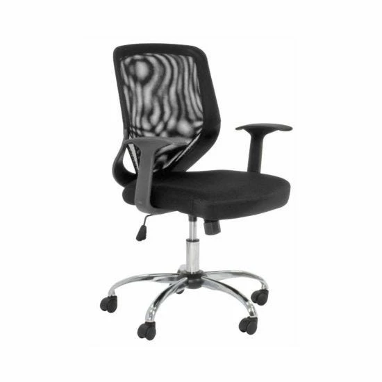 Atlanta Full Back Mesh Fabric Chair With Arms Black 5 Atlanta Full Back Mesh Fabric Chair With Arms Black - Image 3