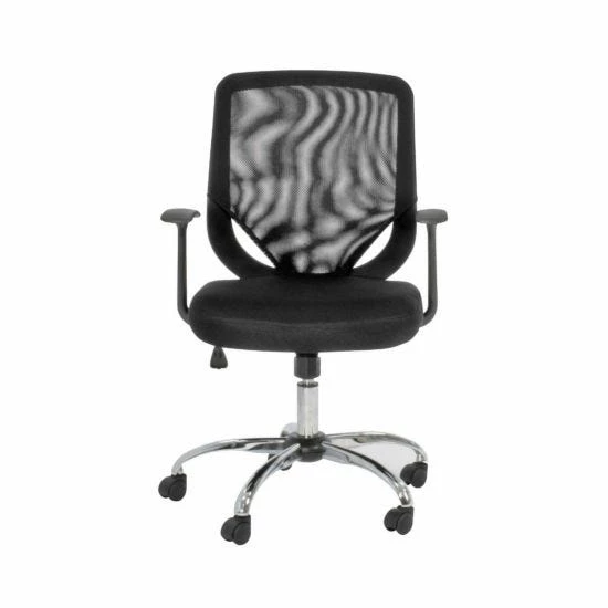 Atlanta Full Back Mesh Fabric Chair With Arms Black 4 Atlanta Full Back Mesh Fabric Chair With Arms Black - Image 2