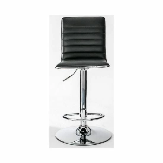 Colby Barstool PU High Back Barstool Black 5 Colby Barstool PU High Back Barstool Black - Image 3