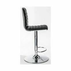 Colby Barstool PU High Back Barstool Black
