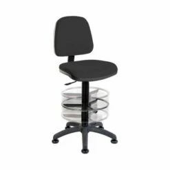 Teknik Office Deluxe Draughter Ergo Blaster Operator Chair Black