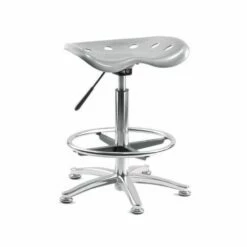 Teknik Office Tek Draughter Stool Silver