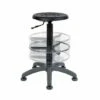 Teknik Office Polly Deluxe Draughter Stool Black 2 Teknik Office Polly Deluxe Draughter Stool Black -office furniture shop 1075201480