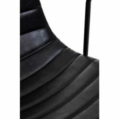 Interiors By PH Striped Leather Effect Office Chair With Arms 13 Interiors By PH Striped Leather Effect Office Chair With Arms -office furniture shop 1075202109 2