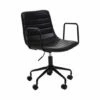 Interiors By PH Striped Leather Effect Office Chair With Arms 2 Interiors By PH Striped Leather Effect Office Chair With Arms -office furniture shop 1075202109 3