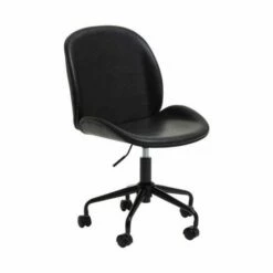Interiors By PH Leather Effect Retro Office Chair