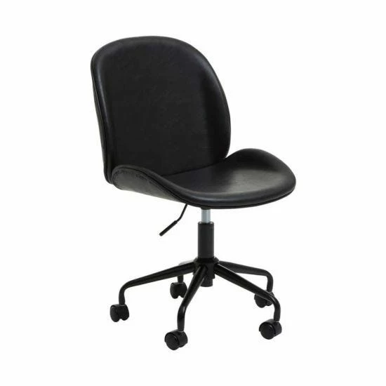 Interiors By PH Leather Effect Retro Office Chair 3 Interiors By PH Leather Effect Retro Office Chair
