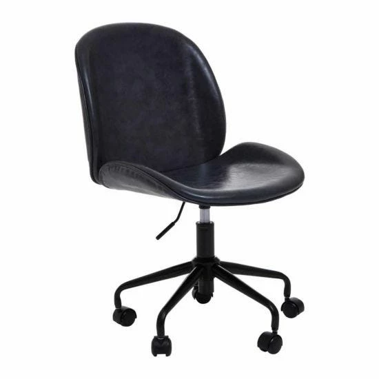 Interiors By PH Leather Effect Retro Office Chair 7 Interiors By PH Leather Effect Retro Office Chair - Image 5