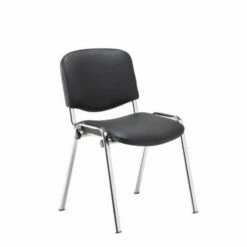 TC Office Club PU Chair With Chrome Frame