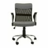 Interiors By PH Grey Office Chair With Arms