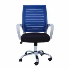 Interiors By PH Blue Office Chair With White Arms 9 Interiors By PH Blue Office Chair With White Arms -office furniture shop 1075202151 2
