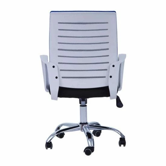 Interiors By PH Blue Office Chair With White Arms 4 Interiors By PH Blue Office Chair With White Arms - Image 2