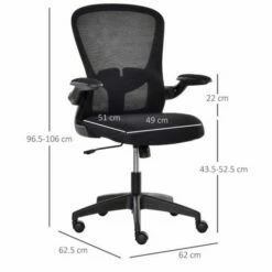 Comprigney Mesh Office Chair With Lumbar Support -office furniture shop 1075202239 4