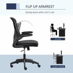 Comprigney Mesh Office Chair With Lumbar Support -office furniture shop 1075202239 7