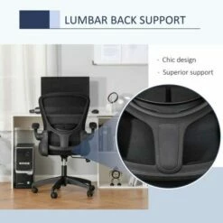 Comprigney Mesh Office Chair With Lumbar Support -office furniture shop 1075202239 8