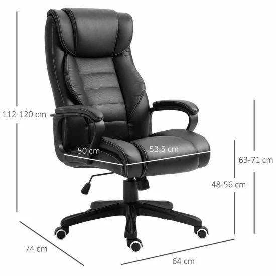Newmills High Back Executive Office Chair With 6 Point Massager 7 Newmills High Back Executive Office Chair With 6 Point Massager - Image 5