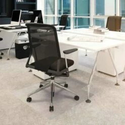 Advantagemat PVC Lipped Chair Mat For Carpets Up To 6mm 90x120cm 15 Advantagemat PVC Lipped Chair Mat For Carpets Up To 6mm 90x120cm -office furniture shop 1095000004 3 2