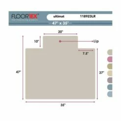 Cleartex Ultimat Chair Mat For Low And Medium Pile Carpets Rectangular With Lip 119 X 89cm 13 Cleartex Ultimat Chair Mat For Low And Medium Pile Carpets Rectangular With Lip 119 X 89cm -office furniture shop 1095000019 3