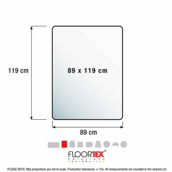 Floortex Polycarbonate Chair Mat For Deep Pile Carpets 89cm X 119cm 10 Floortex Polycarbonate Chair Mat For Deep Pile Carpets 89cm X 119cm - Image 8