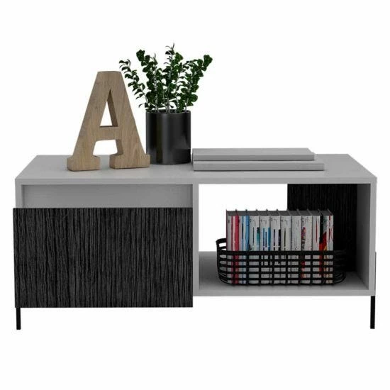 Dallas Two Tone Coffee Table With Storage 5 Dallas Two Tone Coffee Table With Storage - Image 3
