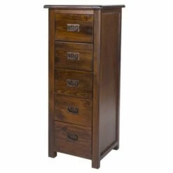 Boston 5 Drawer Narrow Chest Of Drawers