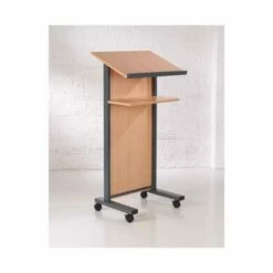 Metroplan Panel Front Mobile Lectern Beech -office furniture shop 1095310000 3
