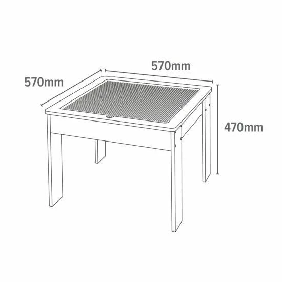 Childrens 4 In 1 Wooden Play Table 11 Childrens 4 In 1 Wooden Play Table - Image 9