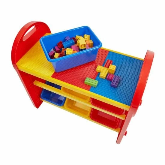 Childrens Plastic Storage 6 Bin Play Organiser 9 Childrens Plastic Storage 6 Bin Play Organiser - Image 7