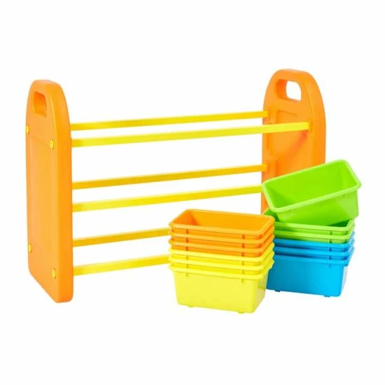Childrens Plastic Storage 12 Bin Organiser 7 Childrens Plastic Storage 12 Bin Organiser - Image 5