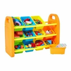 Childrens Plastic Storage 12 Bin Organiser 15 Childrens Plastic Storage 12 Bin Organiser -office furniture shop 1095590166 5